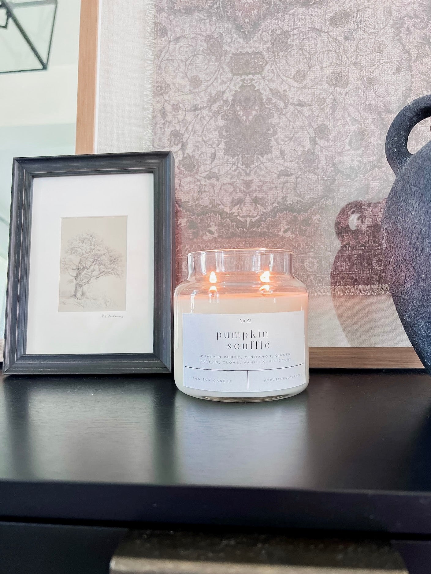 Pumpkin Soufflé 22 oz Glass Candle– Sold as a Case Of 3