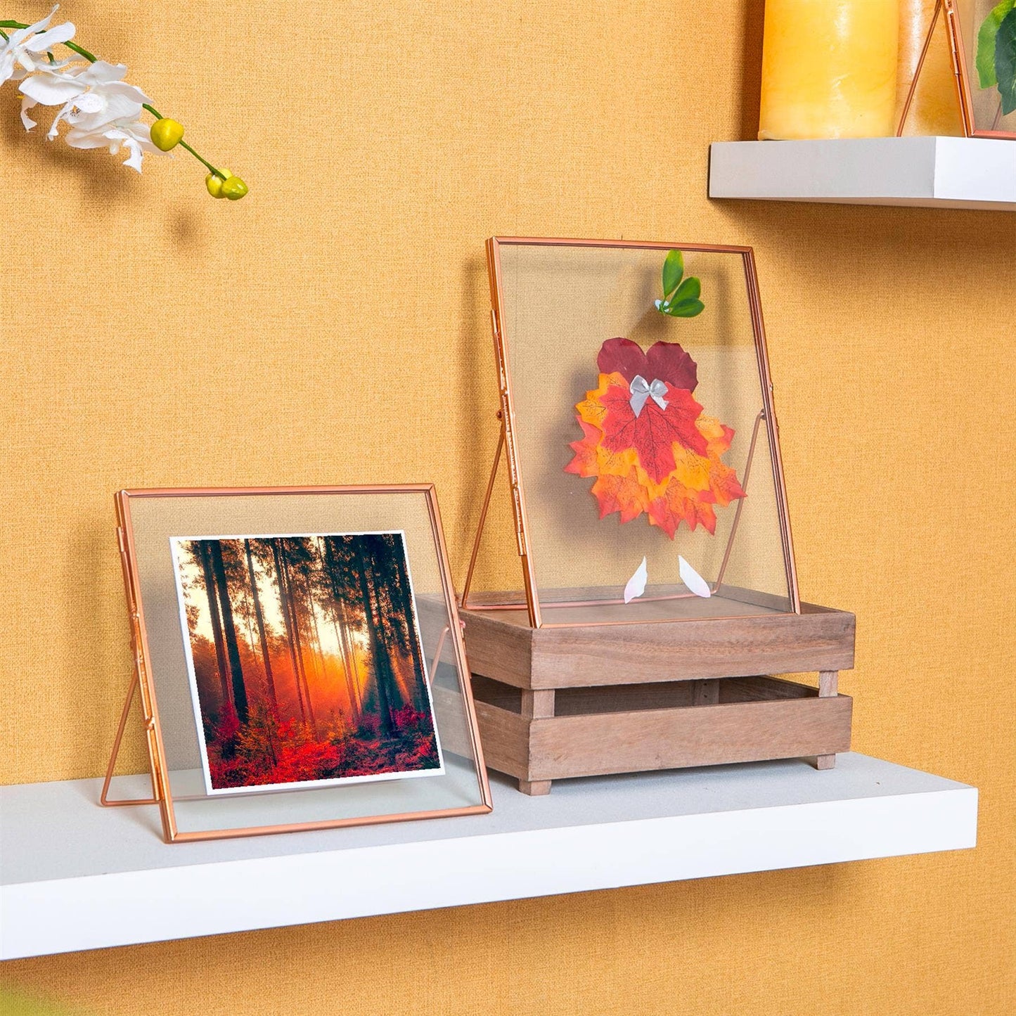 8" x 10" Standing Metal Photo Frame - by Nicola Spring