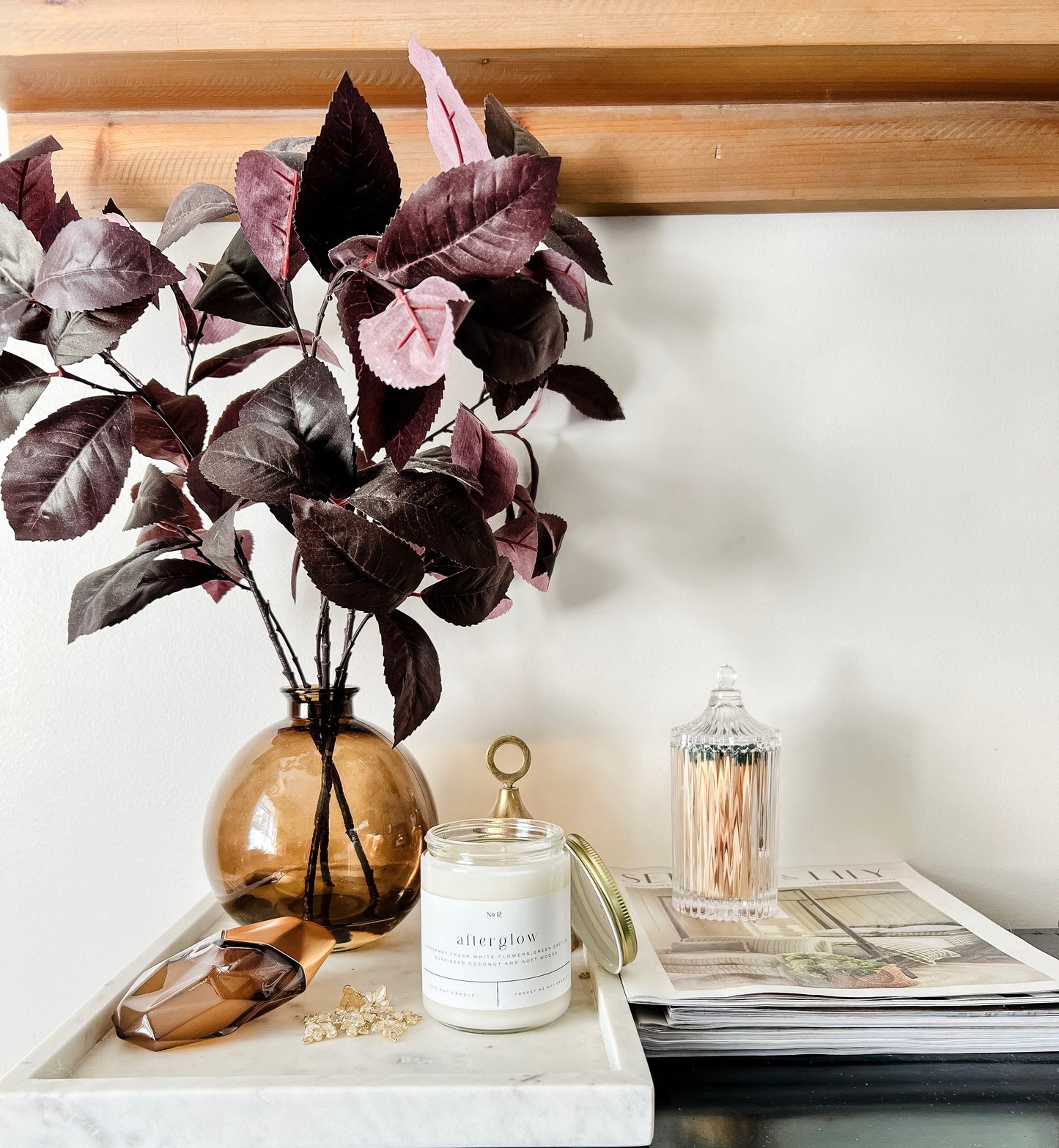 Afterglow 9 oz Glass Candle - Sold as Case of 6