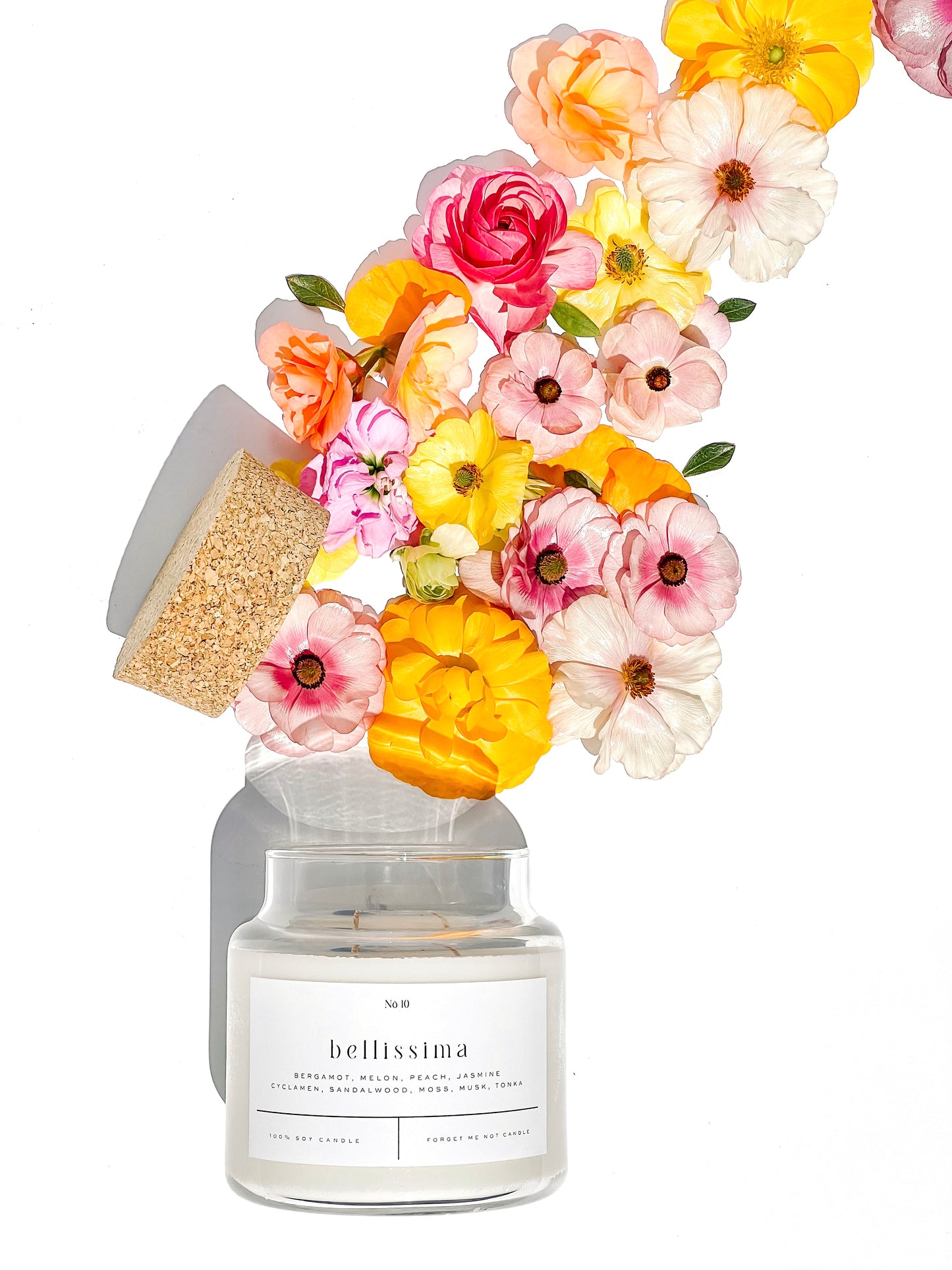 Bellissima 22 oz Glass Candle22 oz Candle – Sold as Case of 6