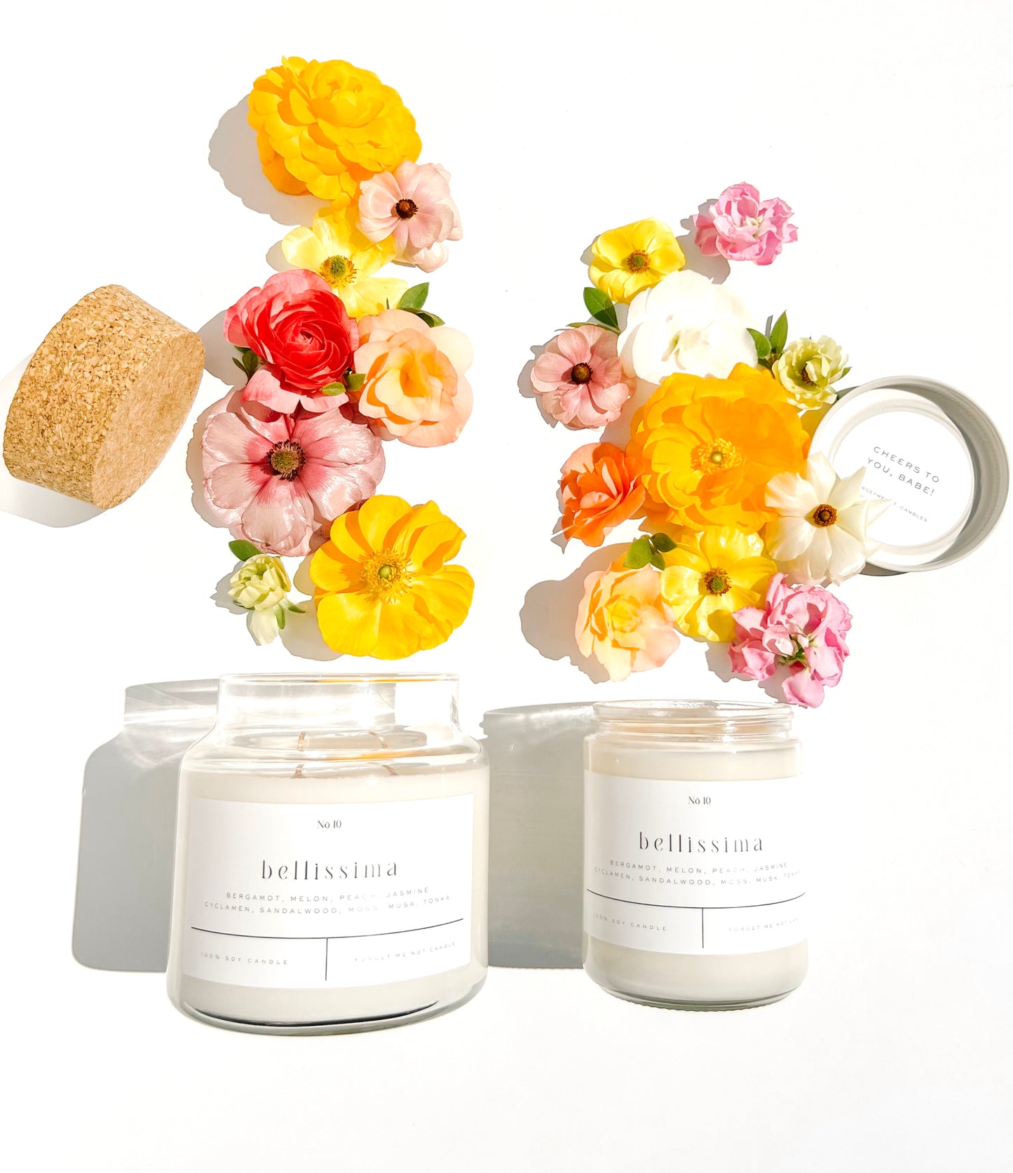 Bellissima 22 oz Glass Candle22 oz Candle – Sold as Case of 6