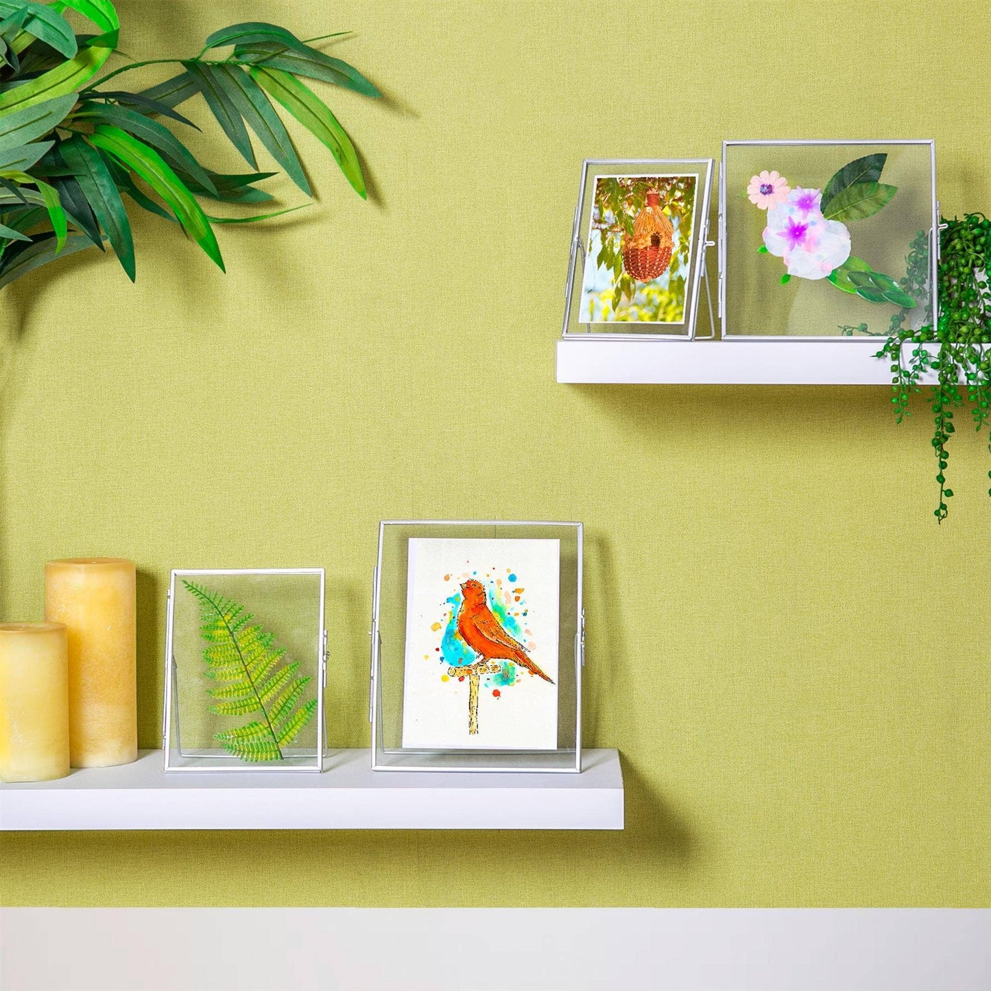 8" x 10" Standing Metal Photo Frame - by Nicola Spring