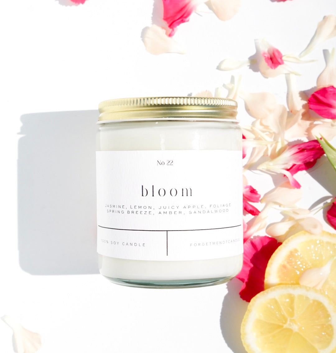 Bloom 9 oz Glass Candle - Sold as Case of 12