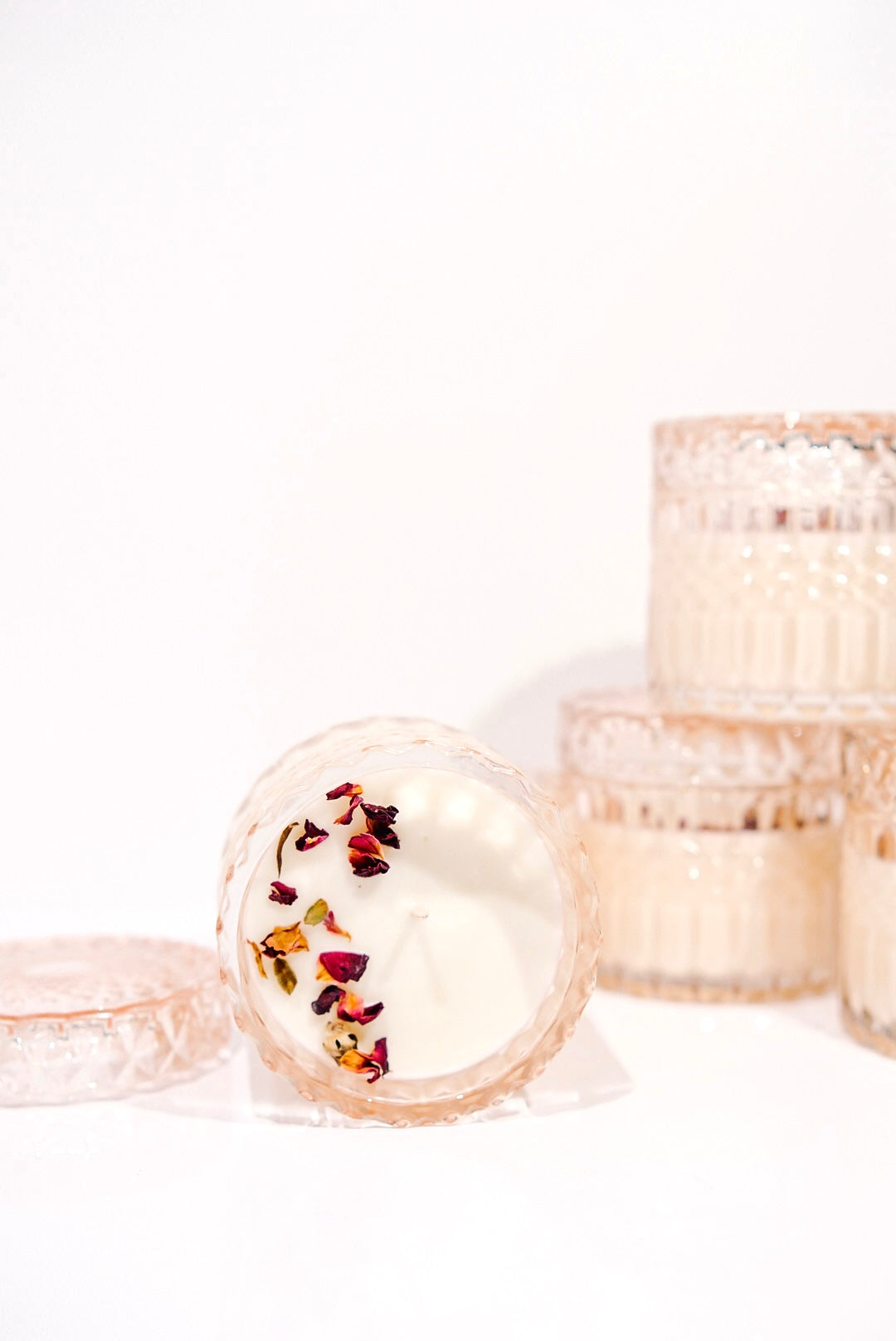Blush Glass Jar Candle
