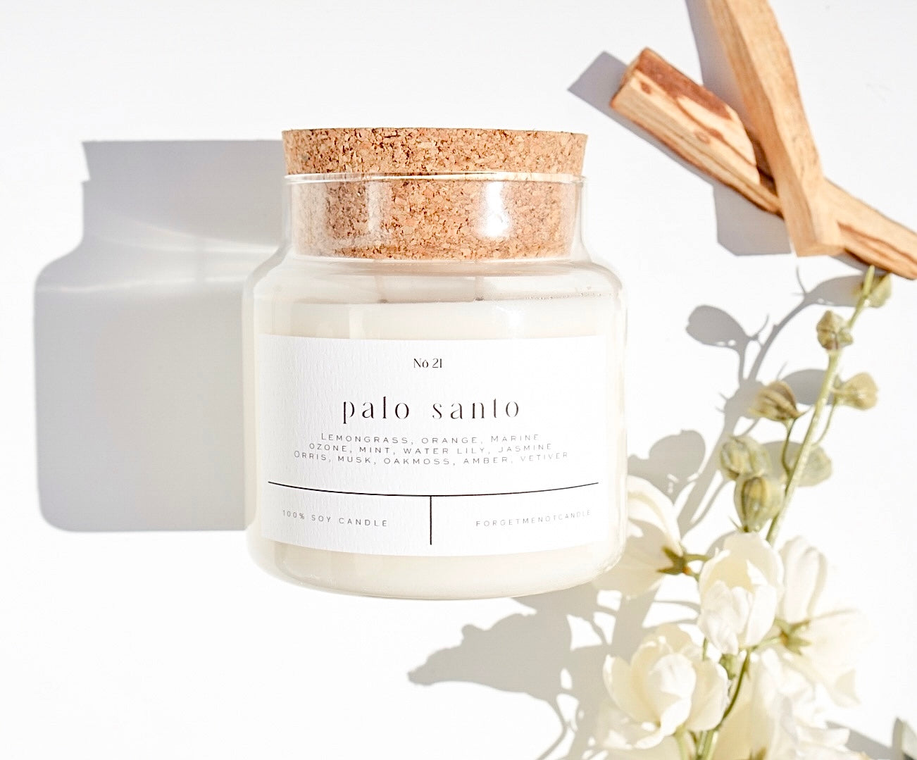 Palo Santo 22 oz Glass Candle– Sold as Case of 6