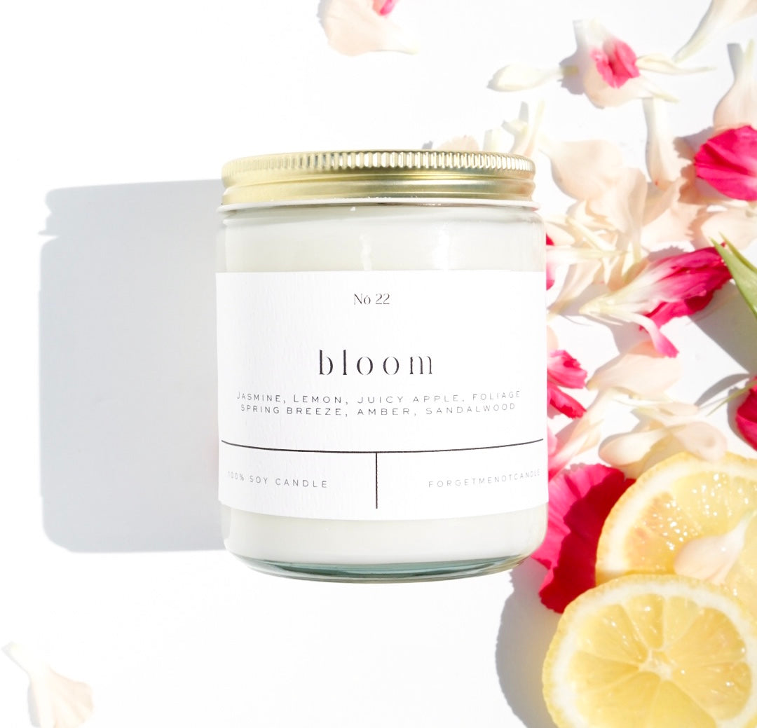 Bloom 9 oz Glass Candle - Sold as Case of 12