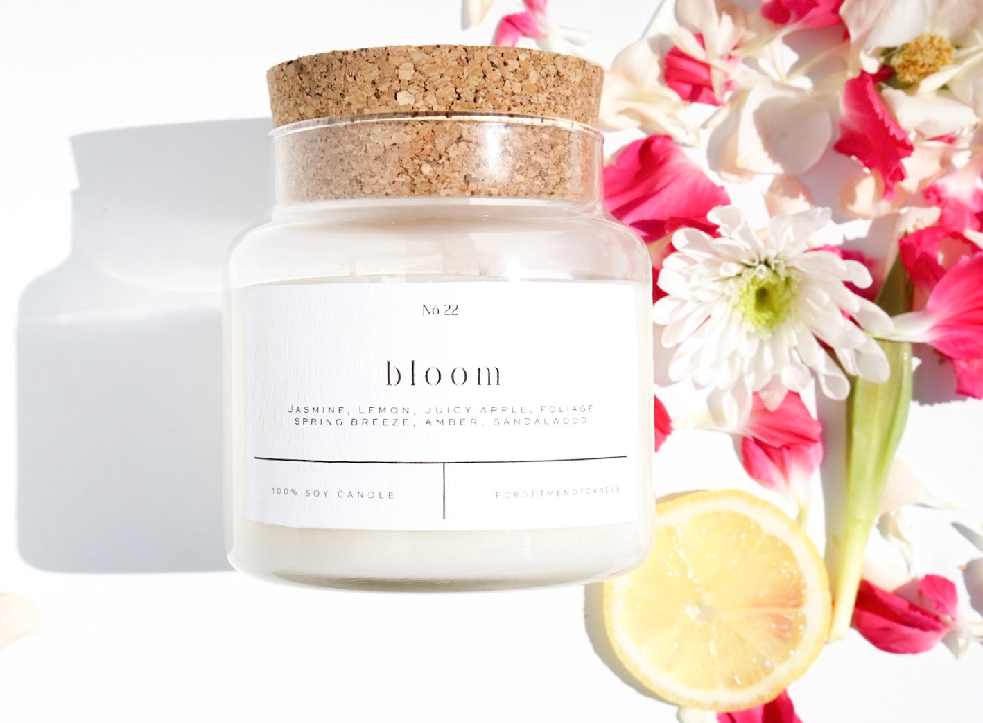 Bloom 22 oz Glass Candle – Sold as Case of 6