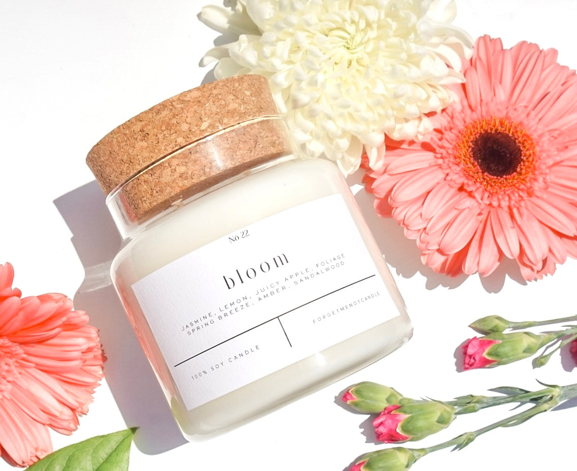 Bloom 22 oz Glass Candle – Sold as Case of 6