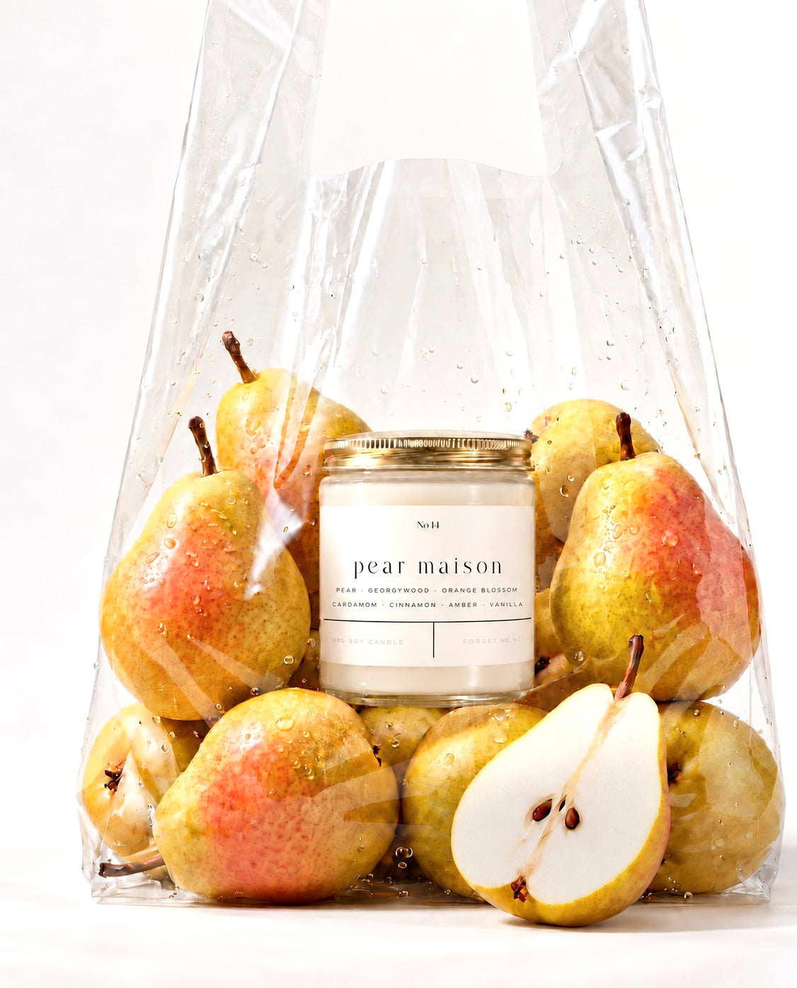 Pear Maison 9 oz glass candle