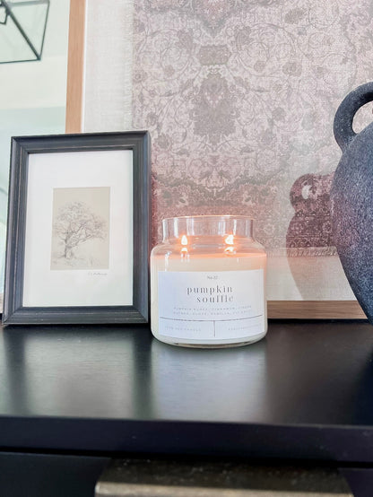 Pumpkin Soufflé 22 oz Glass Candle– Sold as a Case Of 3
