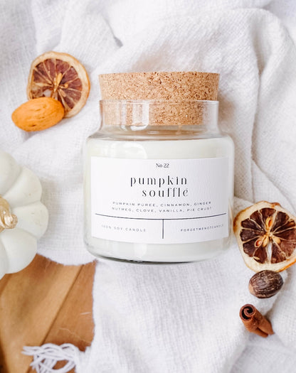 Pumpkin Soufflé 22 oz Glass Candle– Sold as a Case Of 3