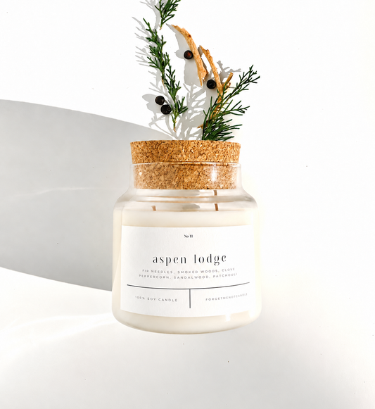 Aspen Lodge 22 oz Glass Candle – Sold as a Case Of 3
