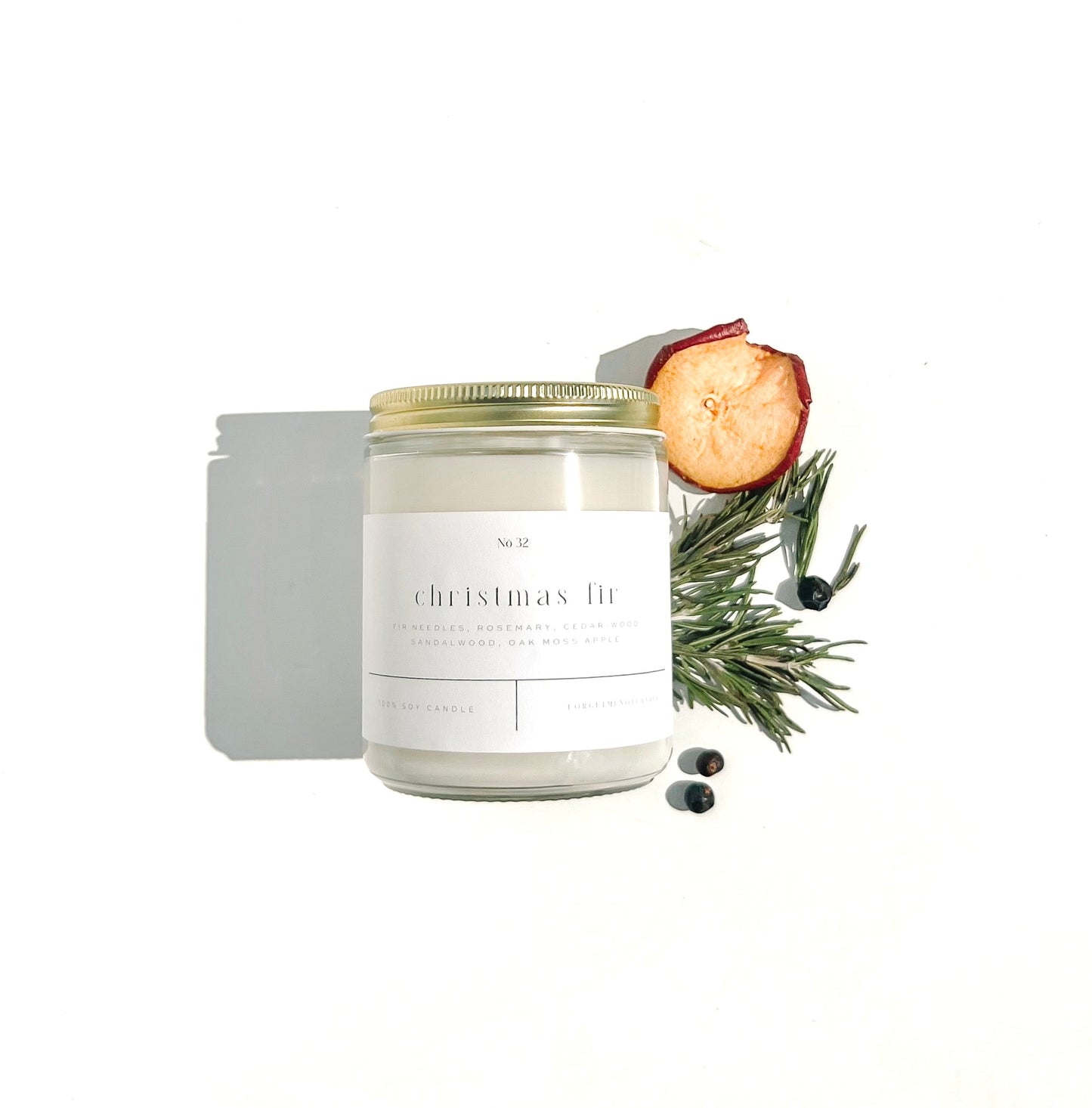 Christmas Fir 9 oz Glass Candle - Sold as Case of 6