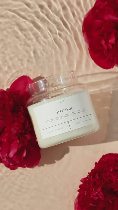 Bloom 22 oz Glass Candle – Sold as a Case Of 3